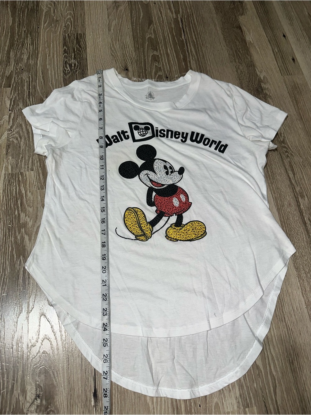 Walt Disney World Mickey bedazzled shirt Size Medium - Picture 4 of 7